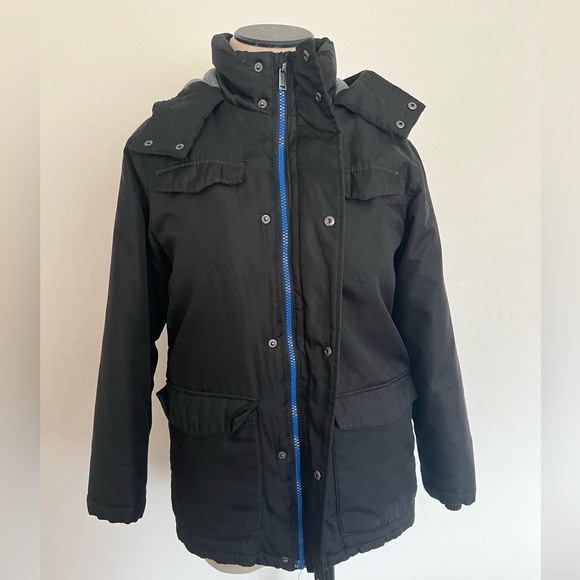 Calvin Klein Boys Resonsance Military Warm Hooded Jacket Size 10 / 12 - Picture 4 of 10